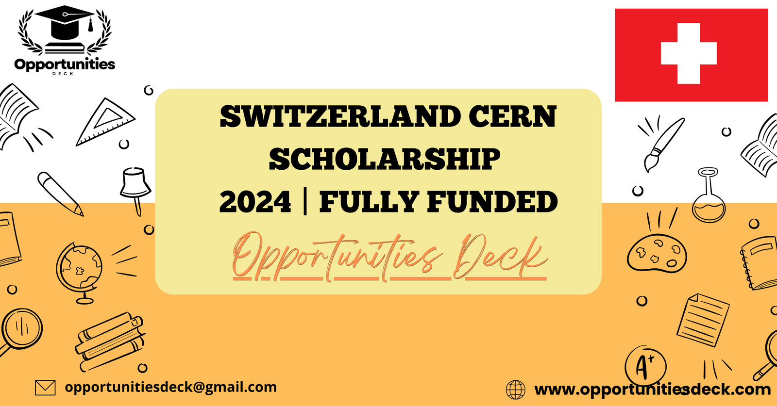 SWITZERLAND CERN SCHOLARSHIP