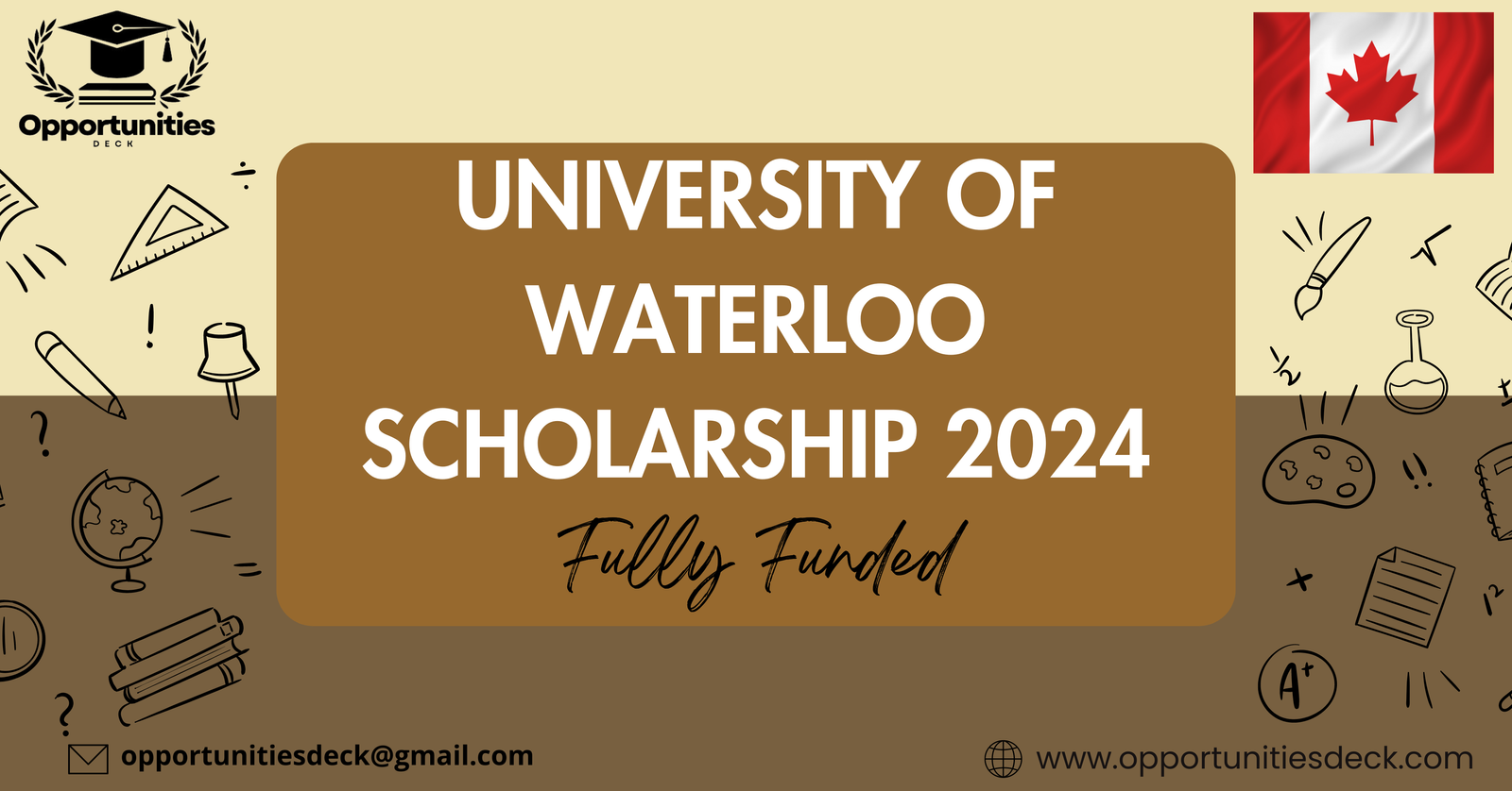 UNIVERSITY OF WATERLOO SCHOLARSHIP