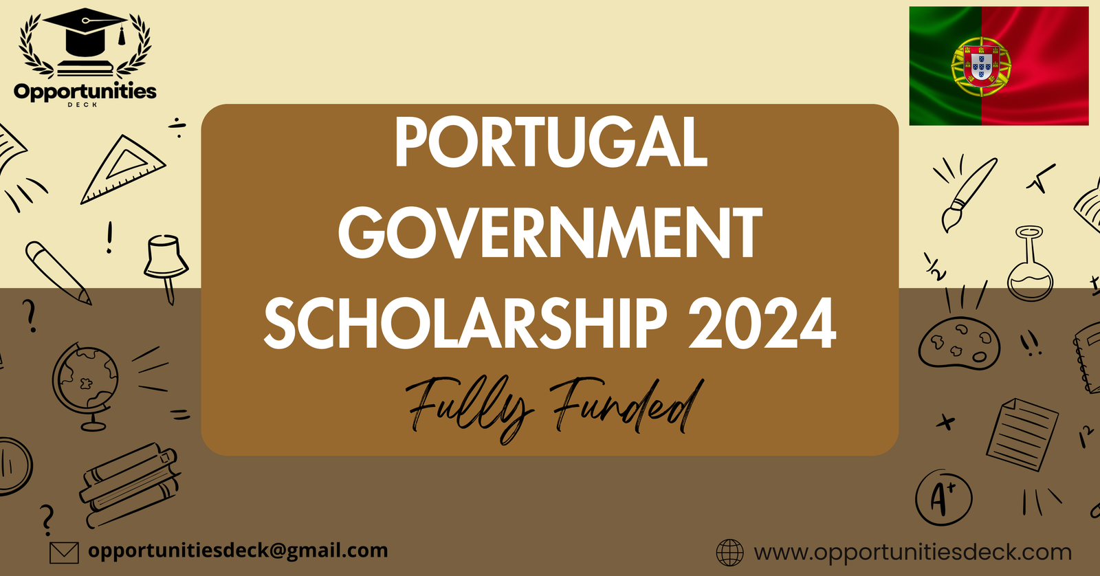 PORTUGAL GOVERNMENT SCHOLARSHIP