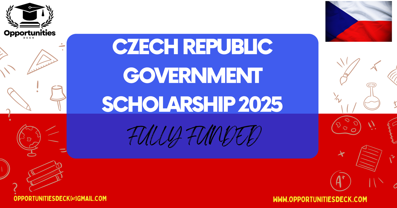 CZECH REPUBLIC GOVERNMENT SCHOLARSHIP