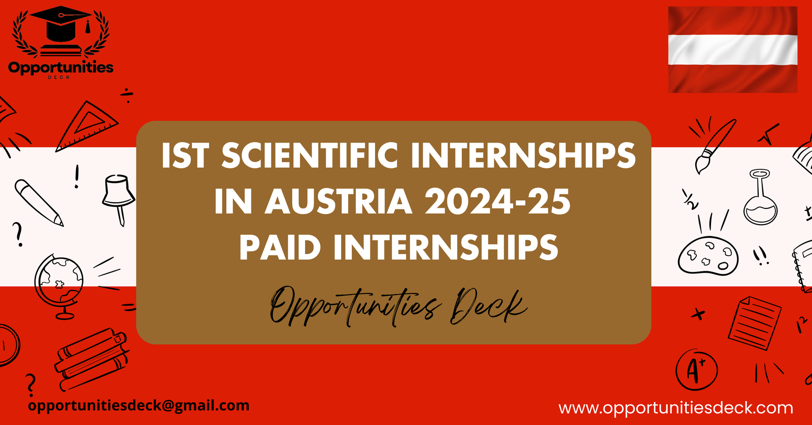 IST SCIENTIFIC INTERNSHIPS